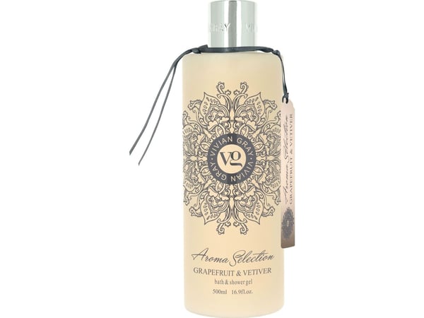 Vivian Gray Aroma Selection Bath &amp; Shower Gel Grapefruit &amp; Vetiver 500 ml