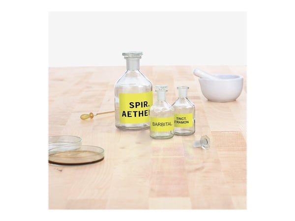 HERMA Special - Papir - matt - permanent selv-adhesiv - lysende gult - 99.1 x 67.7 mm 160 etikett(er) (20 ark x 8) fluorescerende etiketter