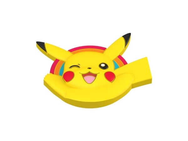 PopSockets Pokémon - Pikachu PopOut, Grep, Gult, Oransje, Metall, Karaktermønster, Universell, 1 stykker
