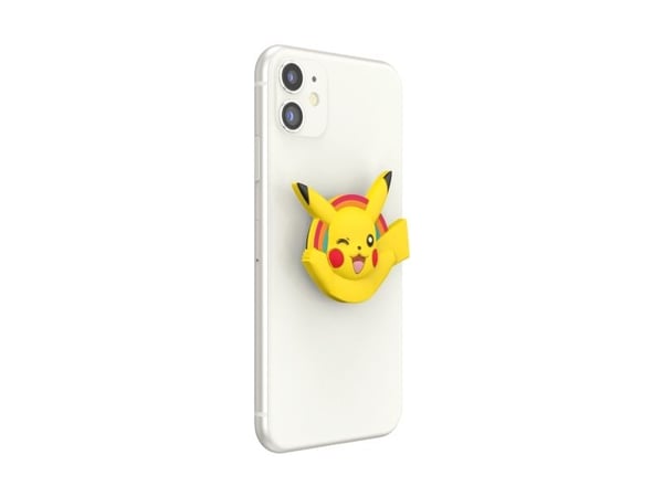 PopSockets Pokémon - Pikachu PopOut, Grep, Gult, Oransje, Metall, Karaktermønster, Universell, 1 stykker