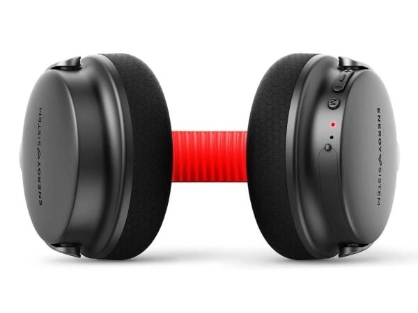 Energy Sistem Power Sport, Ledning & Trådløs, Idretter, 20 - 20000 Hz, 198 g, Hodesett, Sort, Rød