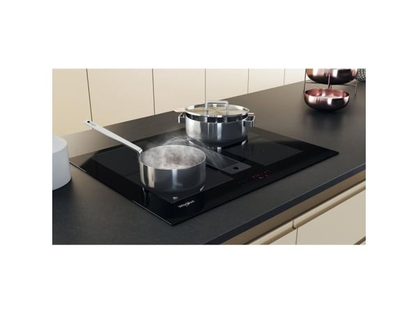 Whirlpool WVH 1065B F KIT, musta, Kiinteä, 65 cm, Keittoalueinduktioliesi, Keraaminen lasi, 4 alue(tta)