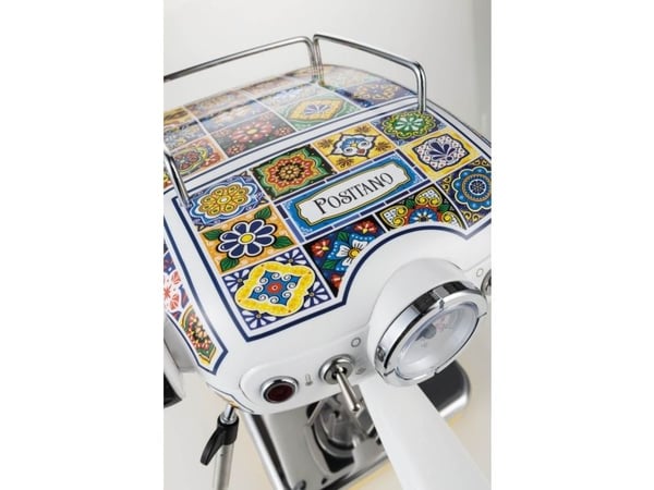 Ariete 1389/1P, Espressokone, 0,9 L, Jauhettu kahvi, Kahvinappi, 850 W, Sininen, Keltainen