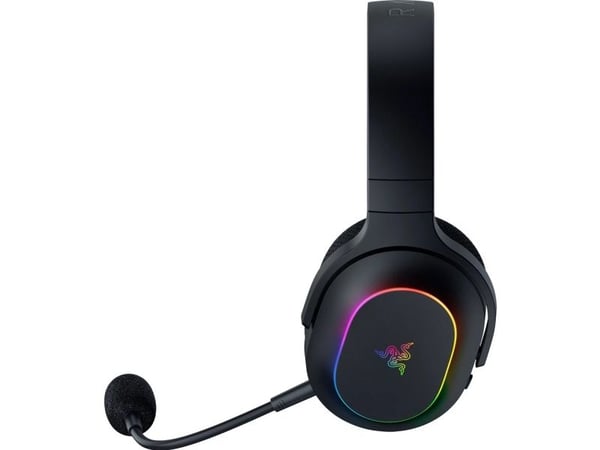 Razer Barracuda X Chroma - Hodesett - 7,1-kanals - full størrelse - Bluetooth / 2,4 GHz radiofrekvens - trådløs - svart