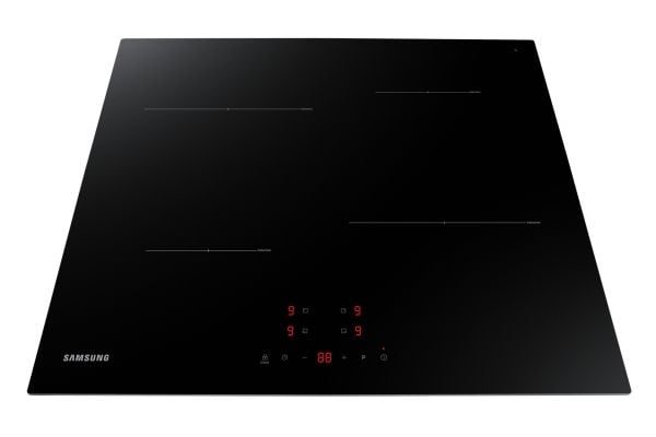 Samsung NZ64T3706A1 - Induksjonskomfyrtopp - 4 plater - Nisje - bredde: 56 cm - dybde: 49 cm - svart