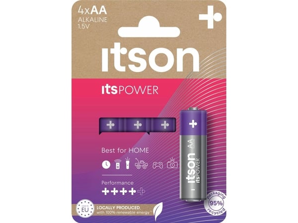 Itson på sitt POWER-batteri alkalisk LR6IPO/4CP