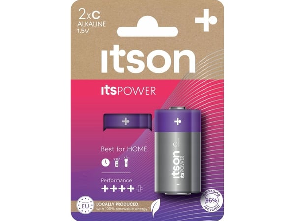 Senon sen POWER-paristo alkaliparisto LR14IPO/2CP
