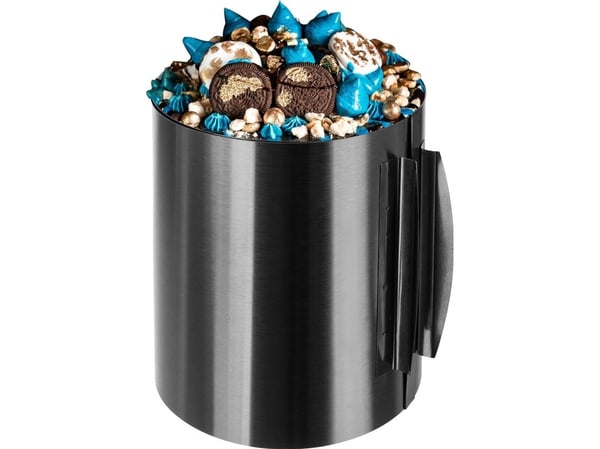 Ruhhy form för kakor/strösocker - rostfritt stål, 20 cm (24619)