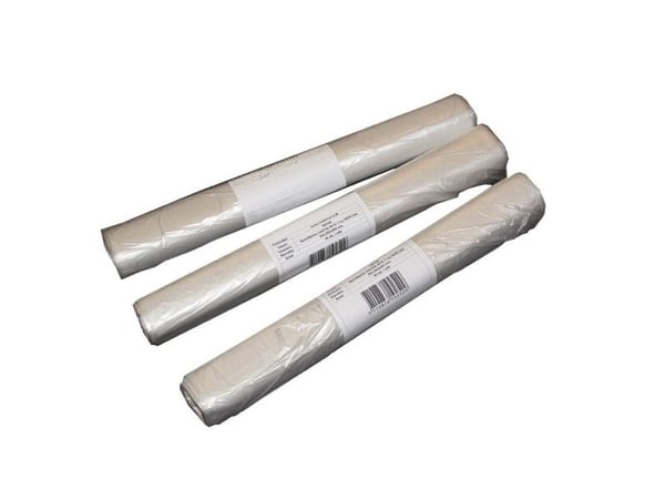 Spandepose 40ltr B600xL600mm 7my HDPE med Fals Kompakt Klar,50 stk/rl - (50 stk.)
