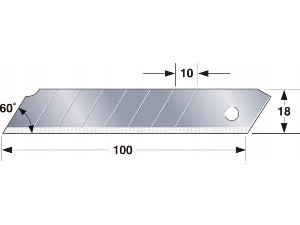 Tajima LCB 50RBC sorte knivblade 18mm 50 stk