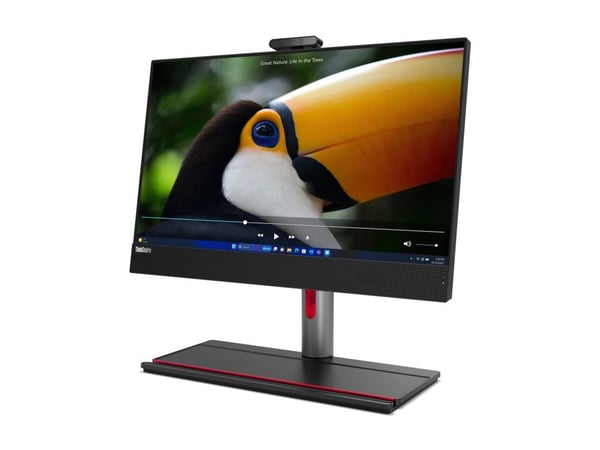 Lenovo ThinkCentre M90a Gen 5 12SH - Alt-i-ett med Full Function Monitor-stativ - Core i7 i7-14700 / inntil 5.4 GHz - vPro Enterprise - RAM 16 GB -...
