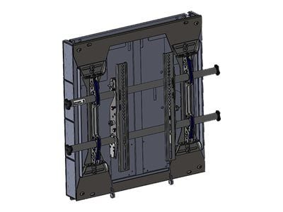 Chief Medium FUSION MSD1U - Monteringssett (veggmontering) - for LCD-skjerm - svart - veggmonterbar