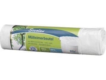 TERDEX Secolan søppelsekker - hvit - 25 stk.