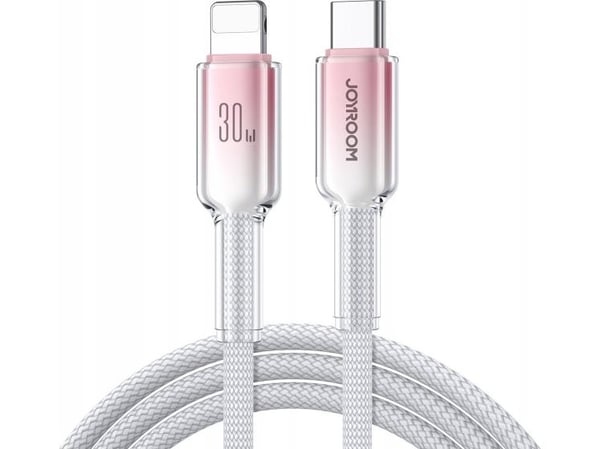 Joyroom USB-C - Lightning USB-kabel 1,2 m hvit (JYR1130)