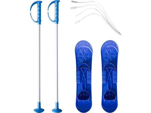 Marmat skidor med stavar för barn 42 cm MARMAT Blue