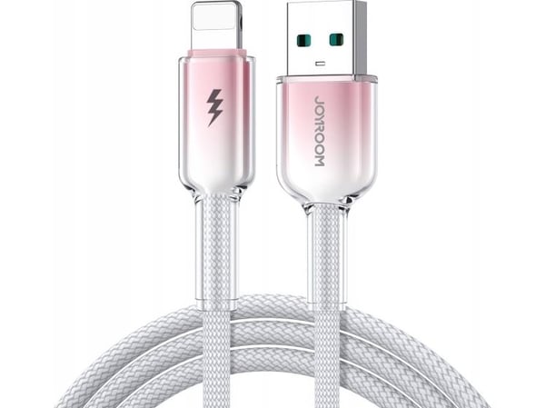 USB Joyroom USB-A till Lightning 1,2 m vit (JYR1132)