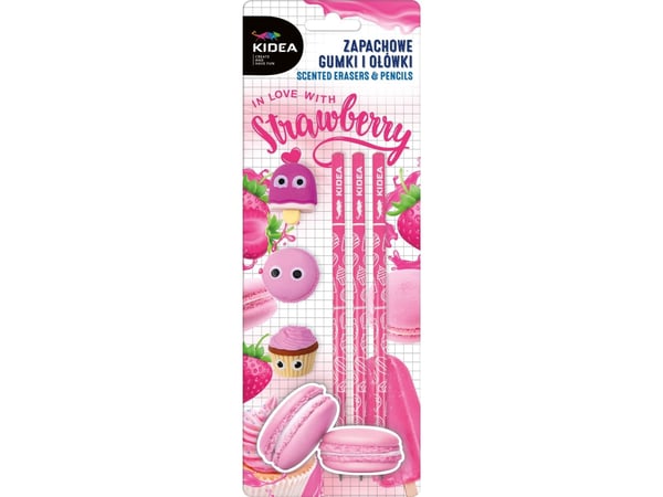 Derform duftpenn HB gummiduft, 6 stk, jordbær