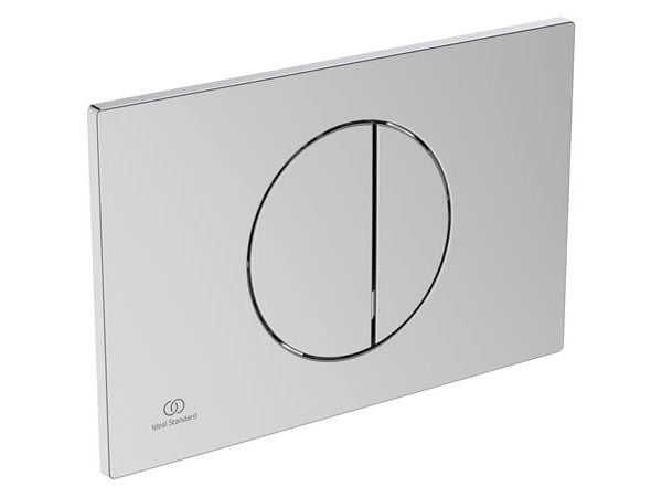 Ideal Standard OLEAS forkromet mekanisk betjeningsplade 230x7,5x150mm, til indbygningscisterne #616893100