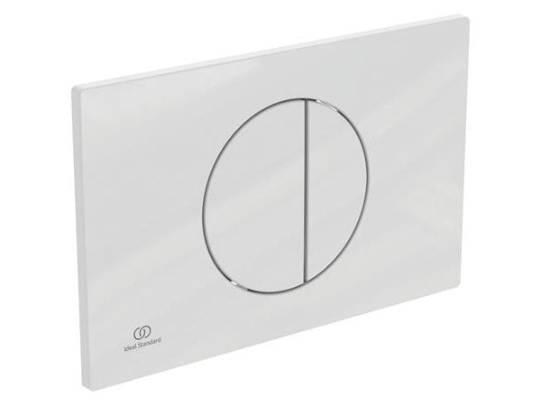 Ideal Standard OLEAS hvid mekanisk betjeningsplade 230x7,5x150mm, til indbygningscisterne #616893100