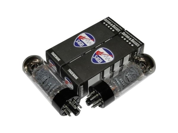 BTB Vertrieb EL34 S4GB Premium elektronrör matched (utvalt till Guitar & Bas) - pentod - oktal sockel - 2 st