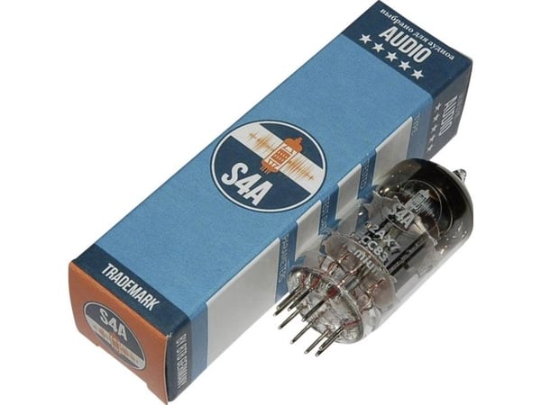 BTB Vertrieb ECC83 S4A Premium Electron Tube Selected for Audio &amp; Studio Dubbel triod Polantal: 9 Sockeltyp: Noval Innehåll 1 st