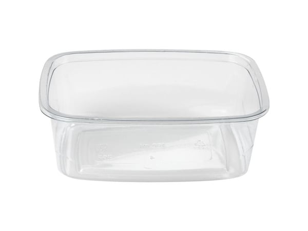 Salatskål, ABENA Gastro, 14x10x5cm, 500 ml, klar - (12 stk.)
