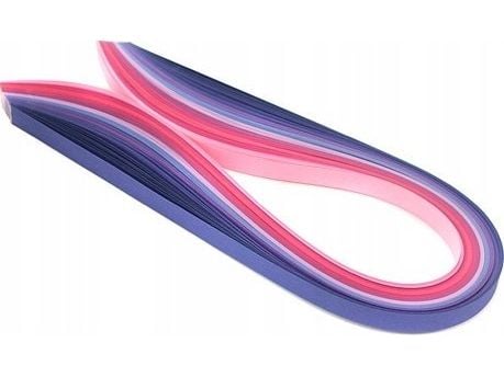 CreativeHobby quillingstrimler 3 mm 100 stk - rosa-lilla