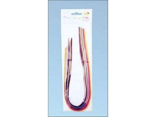 CreativeHobby quillingstrimler 3 mm 60 stk gull-sølv
