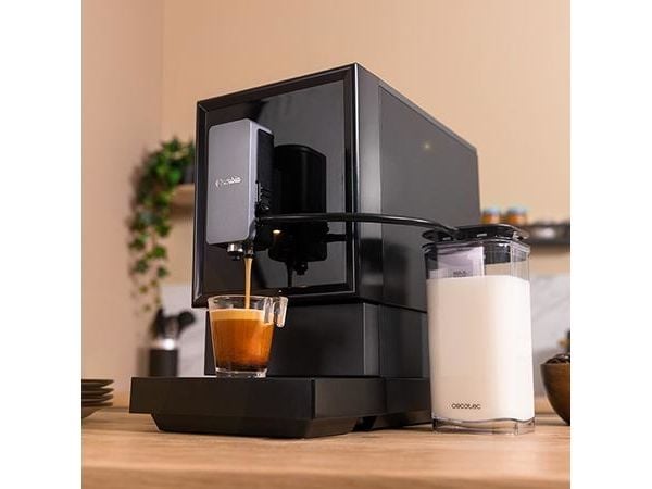 Cecotec Power Matic-ccino Cremma, Espressomaskin, 1,2 l, Kaffe bønner, Innebygd kaffekvern, 1470 W, Sort