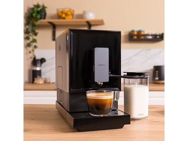 Cecotec Power Matic-ccino Cremma, Espressomaskin, 1,2 l, Kaffe bønner, Innebygd kaffekvern, 1470 W, Sort