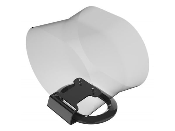Flexson FLXE300DS1021, Bord, Akrylonitril-butadien-styren (ABS), Rustfritt stål, Sort, Tak, 1 ben, Sonos Era 300
