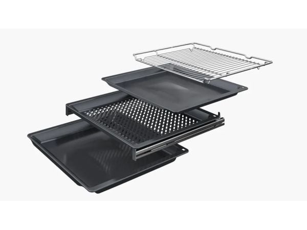 Bosch Serie 8 HMG976KB1, Medium, Elektrisk ovn, 67 l, 67 l, 30 - 300 °C, 800 W