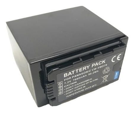 PANASONIC VW-VBD78 Ekstra digitalt akkumulatorbatteri, 7800mAh