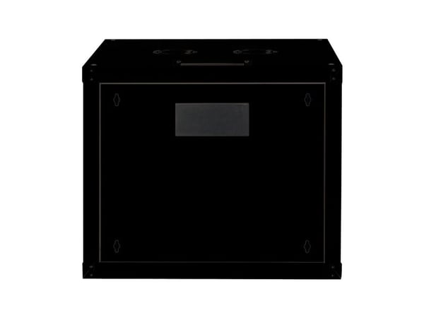 ROLINE 26.21.0173, Veggmonterbar hylle, 9U, Nøkkellås, Rack skinner, 12,2 kg, Sort