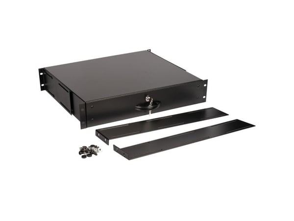 ROLINE 26.21.0269, Tastaturbrett, Sort, Stål, 2U, 485 mm, 400 mm