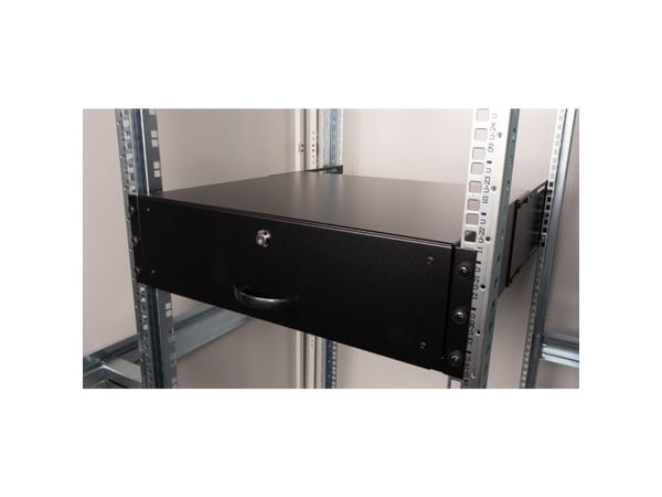 ROLINE 26.21.0270, Tastaturbrett, Sort, Stål, 3U, 485 mm, 400 mm