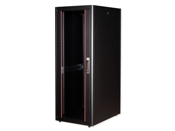 ROLINE 26.21.0207, Fristående rack, 32U, 600 kg, Rackskenor, Justerbara fötter, 68 kg