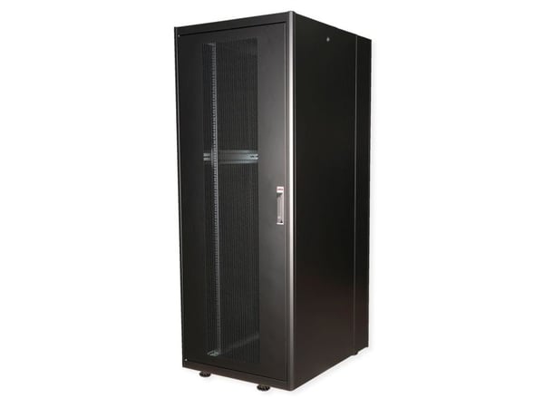 ROLINE 19 tums serverskåp Basic 42 U 800x1000 WxD perforerad svart (26.21.0215)