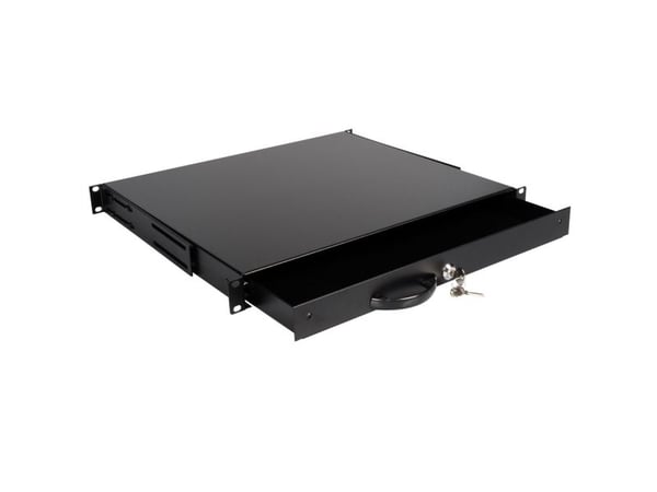 ROLINE 26.21.0268, Tastaturbrett, Sort, Stål, 1U, 485 mm, 400 mm