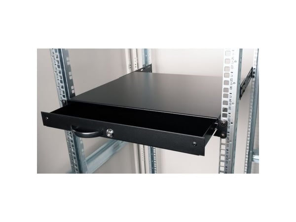 ROLINE 26.21.0268, Tastaturbrett, Sort, Stål, 1U, 485 mm, 400 mm