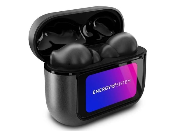 Energy Sistem Display ANC, True Wireless Stereo (TWS), Samtaler/musikk, 20 - 20000 Hz, 43 g, Hodesett, Sort