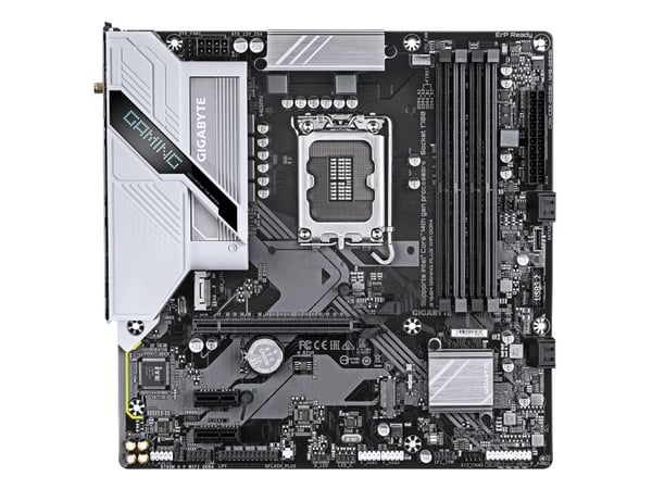 GIGABYTE B760M GAMING PLUS WIFI DDR4, Intel, LGA 1700, Intel® Celeron®, Intel Core i3 12. generasjon, Intel Core i3 13. generasjon, Intel Core i3 1...