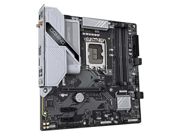 GIGABYTE B760M GAMING PLUS WIFI DDR4, Intel, LGA 1700, Intel® Celeron®, Intel Core i3 12. generasjon, Intel Core i3 13. generasjon, Intel Core i3 1...