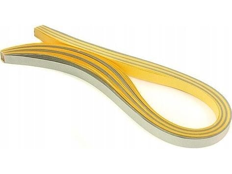 CreativeHobby Quilling-remsor 5 mm 60 st guld/silver