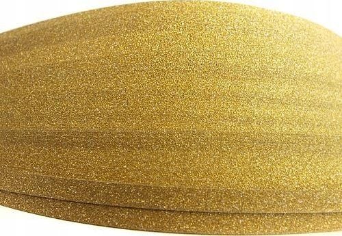 Quillingstrimler 5 mm x 50 cm glitter gull, 50 stk