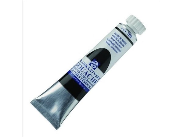Talens Gouache Extra Fin Quality Tube 20 ml Black Intenso 703 |