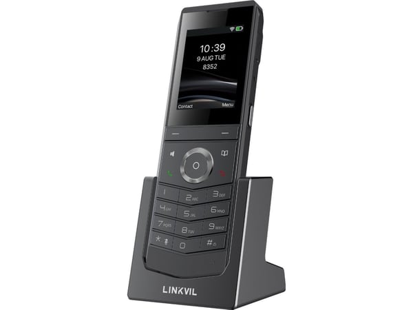 Fanvil W611W, IP-mobiltelefon, Sort, Trådløst håndsett, 4 linjer, 1000 oppføringer, 6,1 cm (2.4")
