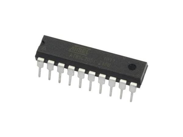 Microchip Technology Sulautettu mikrokontrolleri PDIP-20 8-bittinen 24 MHz Antal I/O 15 putki