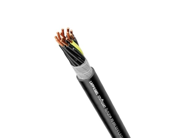 LAPP 1026128-50 Släppkedjekabel ÖLFLEX® FD 891 7 G 1 mm² Svart 50 m