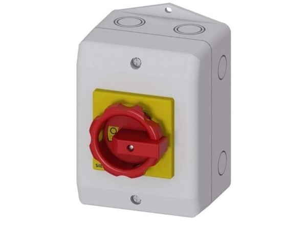 Rød, Gul 3-polet 16 mm² 25 A 1 x sluttekontakt, 1 x brydekontakt 690 V/AC Siemens 3LD21641GP53
